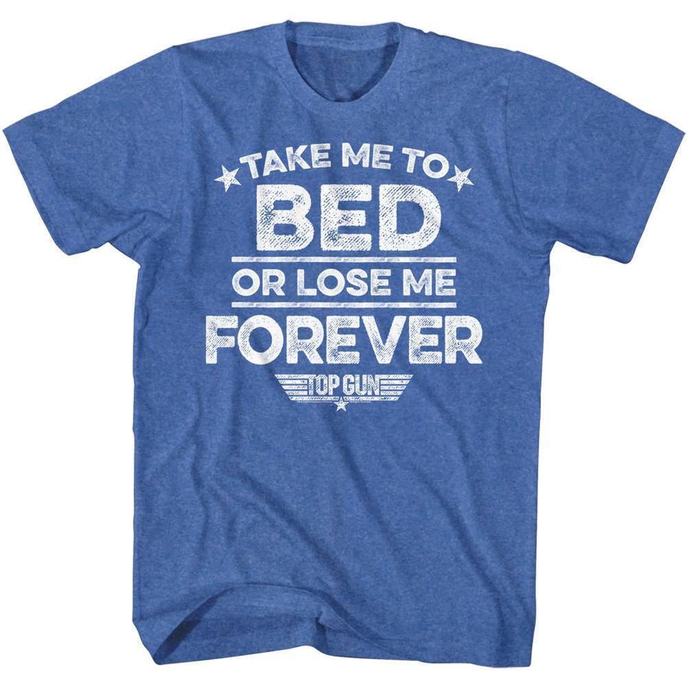 Top Gun Lose Me Forever Royal Adult T Shirt